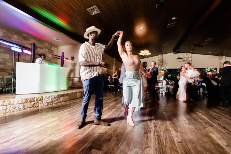 RM Entertainment event lighting and dance floor