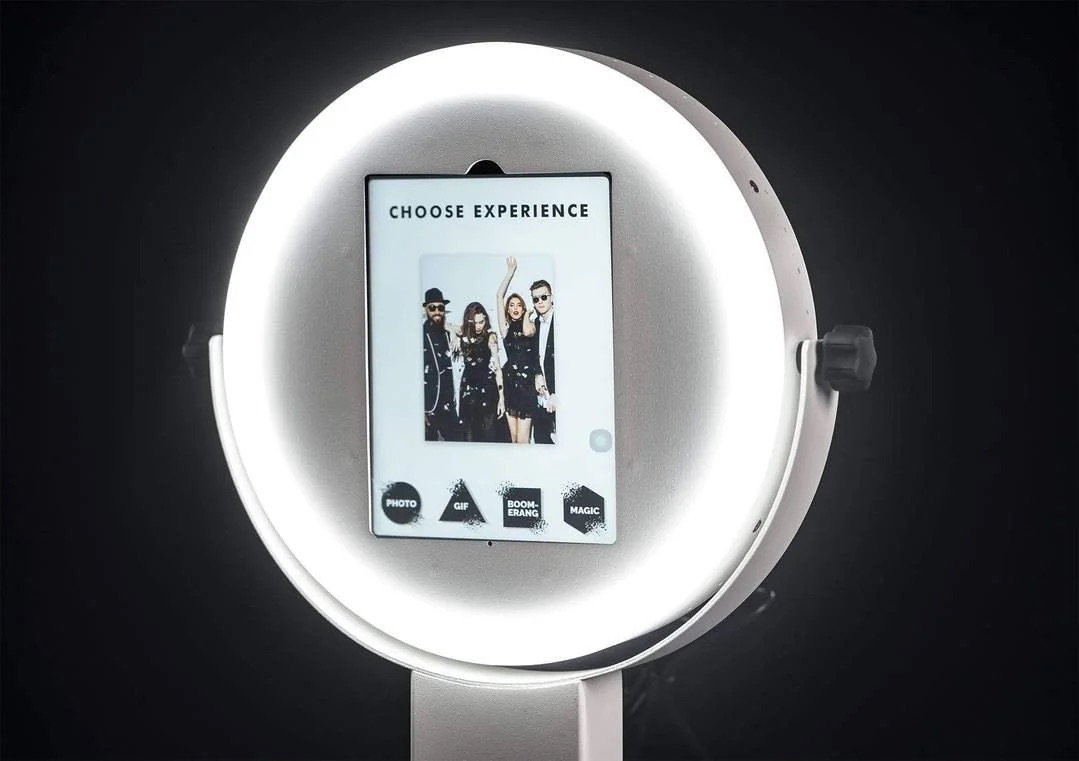 Photobooth ring light setup